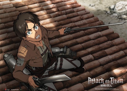 Attack on Titan Eren Wall Scroll picture