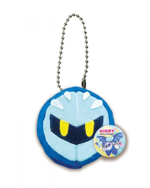 Nintendo Kirby 3'' Metaknight Kurumikko with Pins Plush Gashapon Key Chain picture
