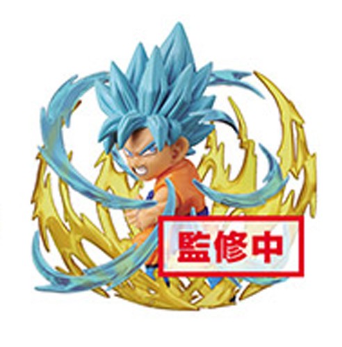 Dragonball Z Super 3'' SSGSS Goku Burst WCF Banpresto Prize Figure picture