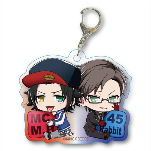 Hypnosis Mic Yamada Jirou MC.M.B and Iruma Juto 45 Rabbit Acrylic Key Chain