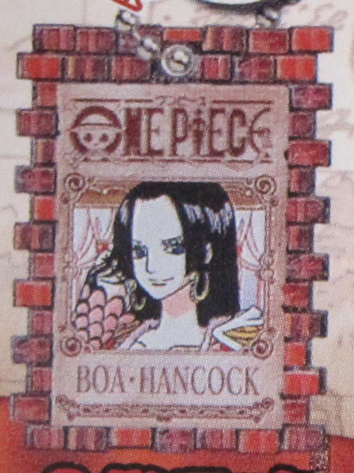 One Piece Boa Hancock Wanted Key Chain
