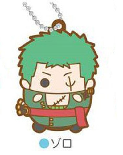 One Piece Zoro Tamakoro Rubber Key Chain
