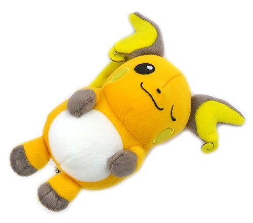 Pokemon 6'' Raichu Kutsurogi Time Banpresto Prize Plush picture