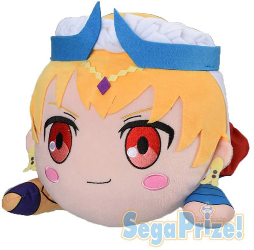 Fate Grand Order 15'' Caster Gilgamesh Zettai Majuu Sensen Babylonia Nesoberi Sega Prize Plush picture