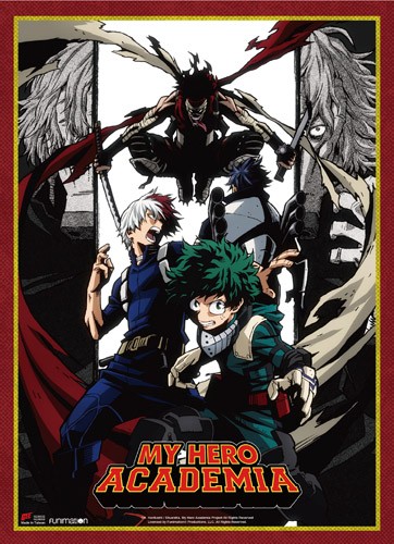 My Hero Academia Dark Group Wall Scroll Poster picture