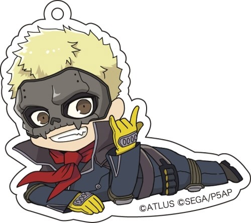 Persona 5 Sakamoto Ryuuji Skull The Animation Gororin Acrylic Key Chain