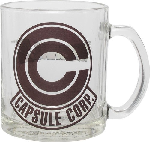 Dragonball Z Capsule Corps Glass Coffee Mug Cup picture