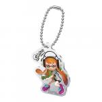 Splatoon Orange Female Inkling with Gun Acrylic Key Chain