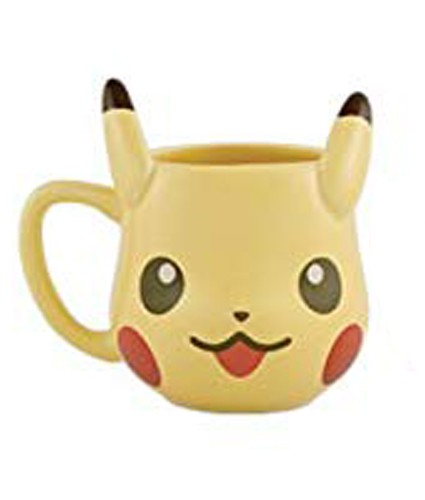 Pokemon Pikachu Tea Party Smiling Pikachu Shaped Coffee Mug Cup