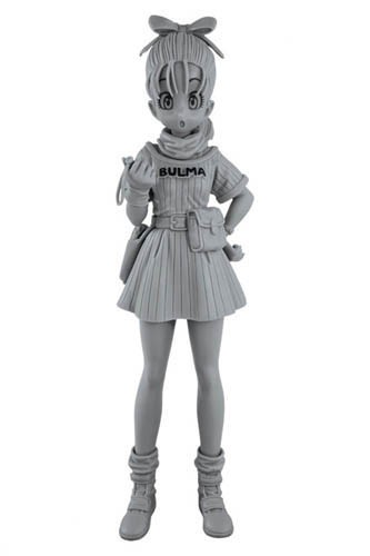 Dragonball Z 6'' Bulma Banpresto Prize Gray Scale Special Figure picture