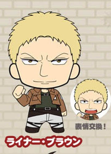 Attack on Titan Reiner Braun Picktam! Vol. 2 Interchangable Face Phone Strap