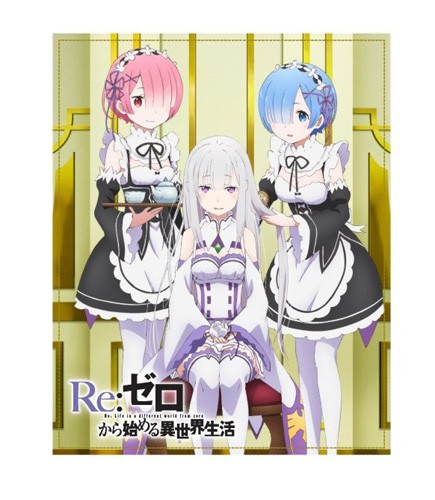 Re:Zero Rem, Ram and Emilia Fleece Throw Blanket picture