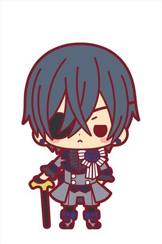 Black Butler Book of Circus Ciel Rubber Cell Phone Strap picture