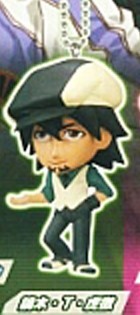 Tiger and Bunny Kotetsu Mascot Key Chain Real Face Swing