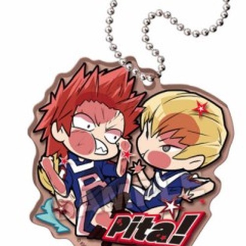 My Hero Academia Kirishima Eijiro and Ojiro Mashirao Training Uniform Pita! Acrylic Key Chain picture