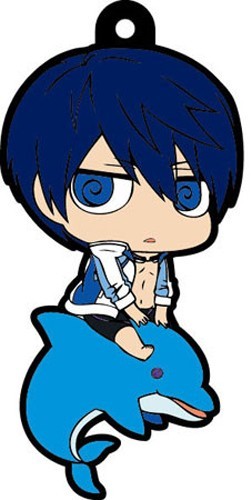 Free! - Iwatobi Swim Club Haruka on Dolphin Rubber Phone Strap picture