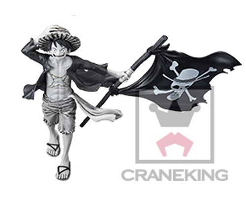 One Piece 6'' Luffy with Flag Color Var. Banpresto Prize Figure picture