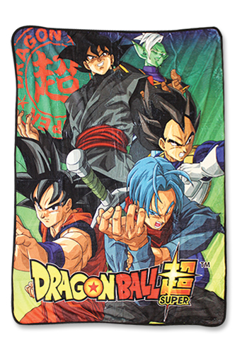 Dragonball Z Super Group Microfiber Fleece Throw Blanket picture