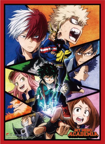 My Hero Academia Panels Group Wall Scroll Poster