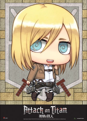 Attack on Titan Christa Chibi Wall Scroll picture