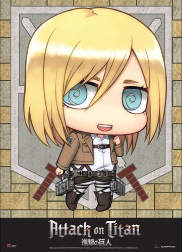 Attack on Titan Christa Chibi Wall Scroll