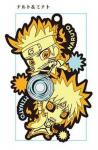 Naruto Naruto and Minato Pair Rubber Phone Strap