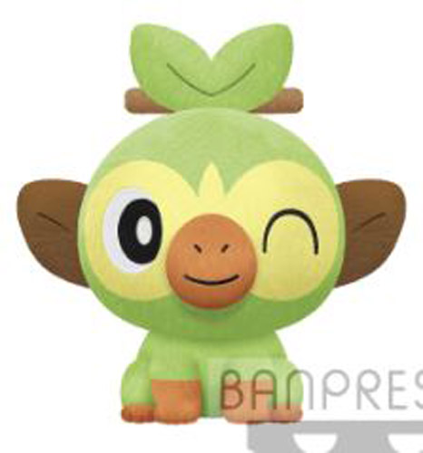 Pokemon Sword and Shield 10'' Grookey Banpresto Prize Plush picture