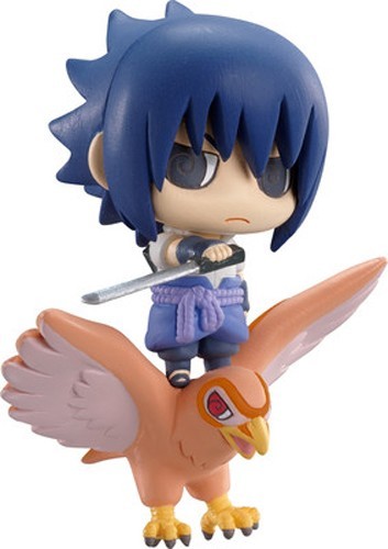 Naruto 2'' Sasuke Petit Chara Land Kuchiyosenojyutsu Trading Figure picture