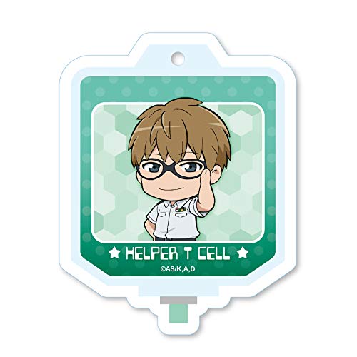 Cells at Work Helper T Cell Blood Bag Acrylic Key Chain
