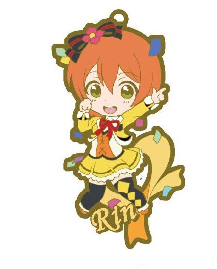 Love Live Rin Movie Rubber Phone Strap picture