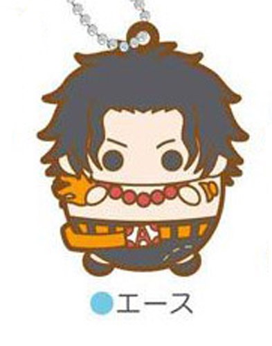 One Piece Ace Tamakoro Rubber Key Chain picture