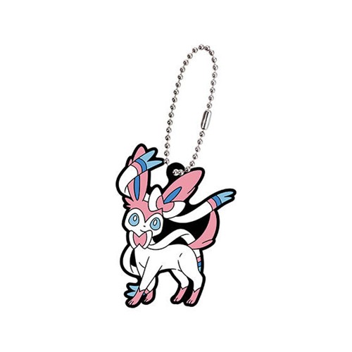 Pokemon Sylveon Eevolution Gashapon Rubber Key Chain picture