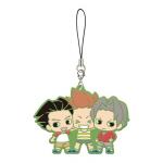 Phoenix Wright Ace Attorney Larry Butz, Phoenix Wright and Miles Edgeworth Rubber Phone Strap