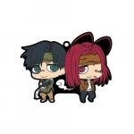 Saiyuki Reload Blast Hakkai and Gojyo Buddies Rubber Key Chain
