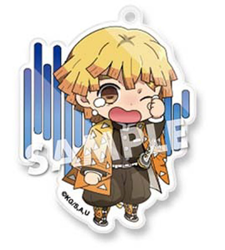 Demon Slayer Agatsuma Zenitsu Decotto Acrylic Ball Chain Key Chain Vol. 1