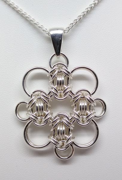 Mandala Chainmaille Pendant