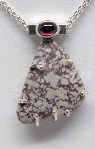 Viper Jasper and Garnet Pendant picture