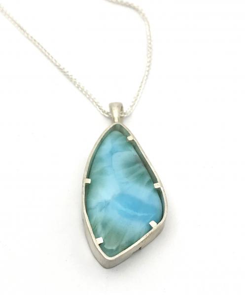 Framed Larimar Pendant picture