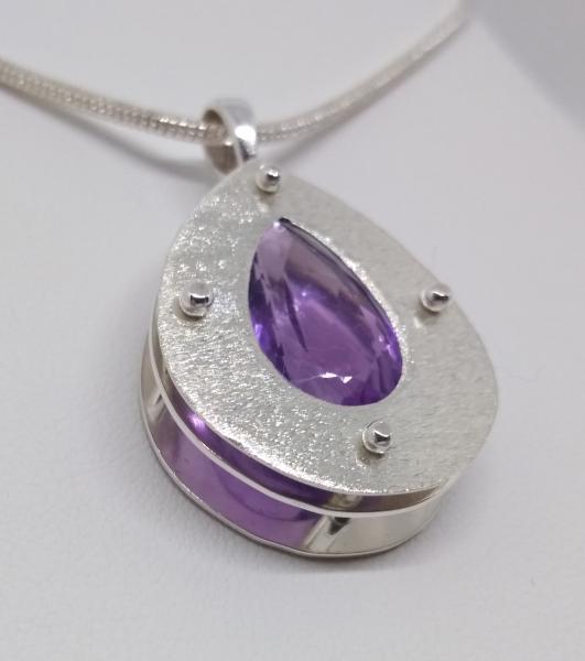 Amethyst Stacked Pendant picture