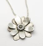 Sterling Daisy Pendant