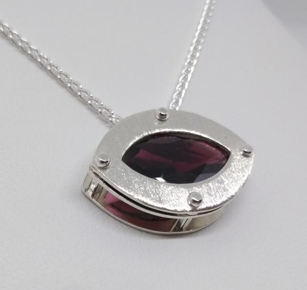 Marquise Garnet Stacked Pendant picture