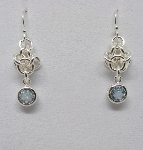 Magus Drop Earrings with Blue Topaz picture