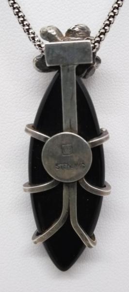 Marquise Black Onyx Pendant picture