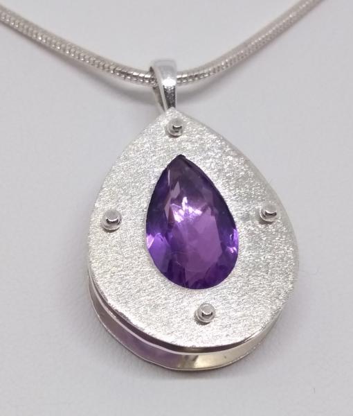 Amethyst Stacked Pendant picture