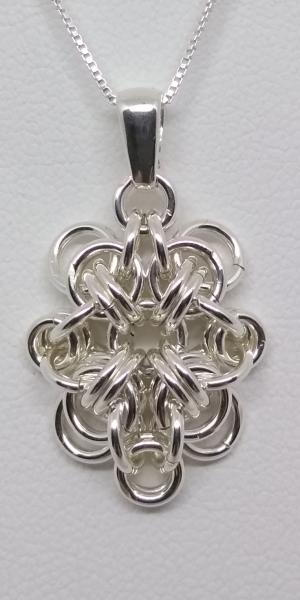Summer Solstice Chainmaille Pendant