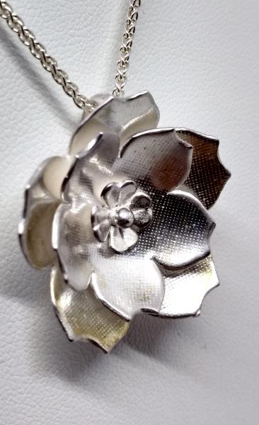 Sterling Cherry Blossom Pendant picture