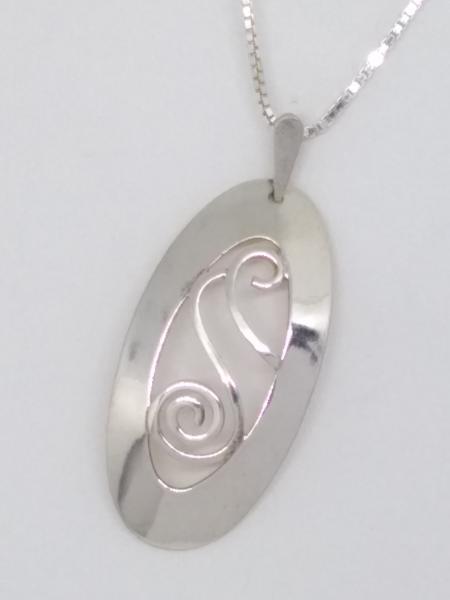 Large Oval Filigree Pendant picture