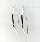 Sleek and Square Wishbone Earrings