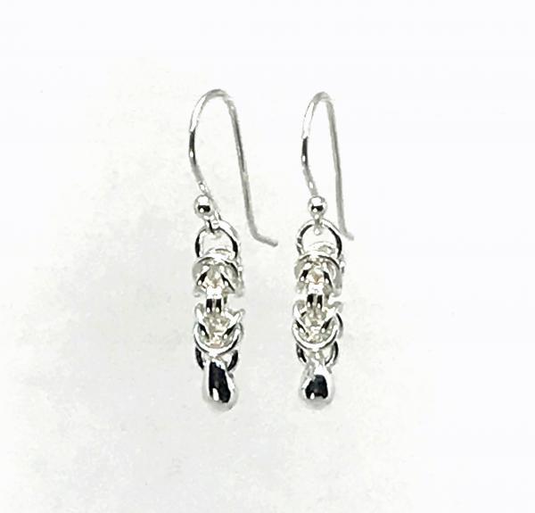 Byzantine Drop Chainmaille Earrings