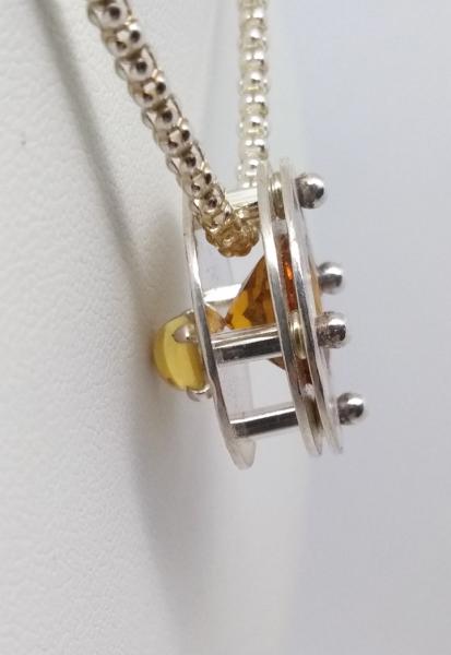 Madiera Citrine Stacked Pendant picture